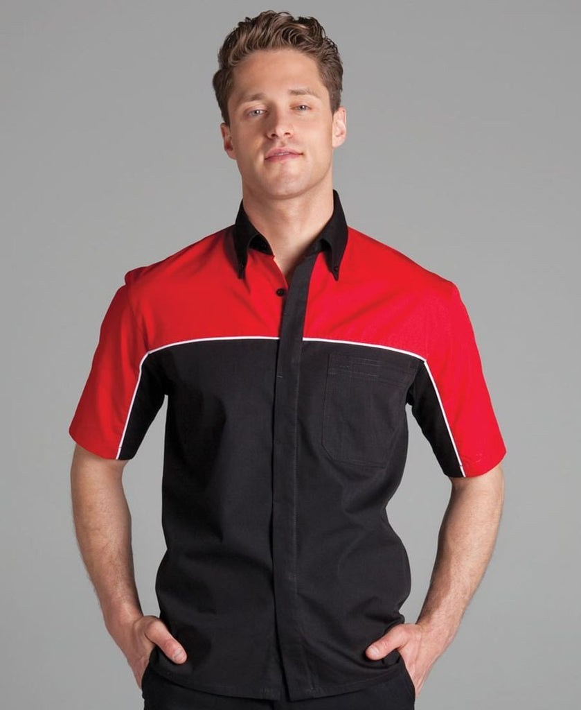 JB's Wear-Jb's Moto Shirt - Adults (4M)-Black/Red/White / S-Uniform Wholesalers - 1