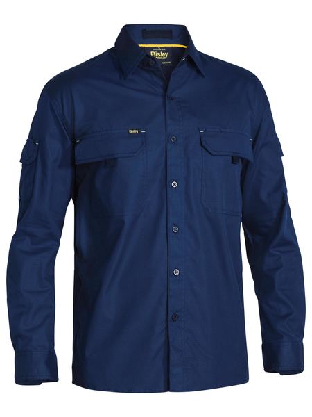 Bisley Mens X Airflow Ripstop Work Shirt-(BS6414)