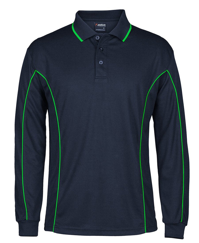 Jb's Podium Long Sleeve Piping Polo (7PIPL)