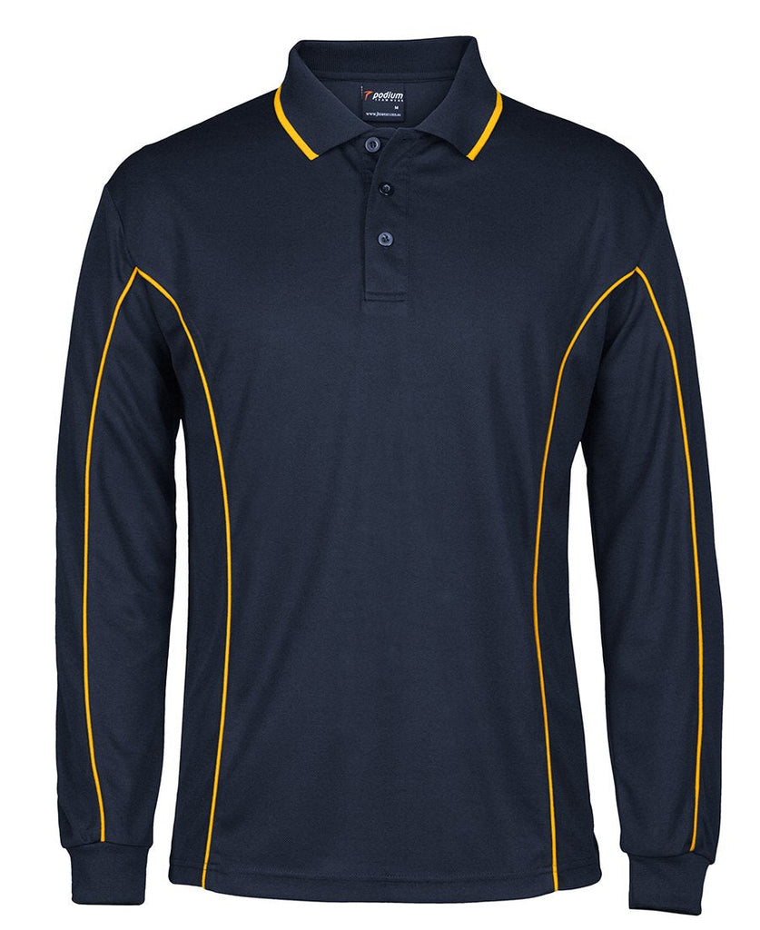 Jb's Podium Long Sleeve Piping Polo (7PIPL)