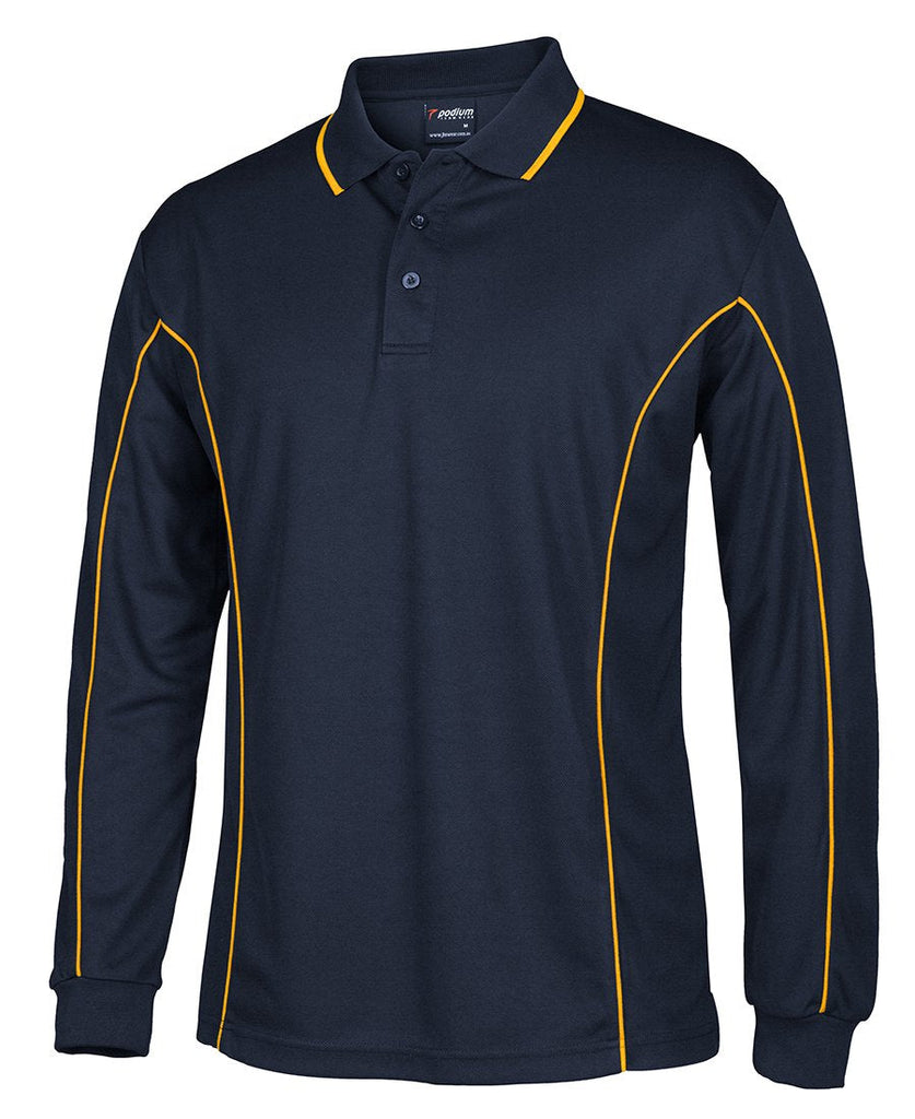 Jb's Podium Long Sleeve Piping Polo (7PIPL)