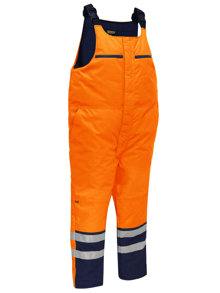 Bisley Taped Hi Vis Freezer Bib & Brace Coverall (BAB6452T)