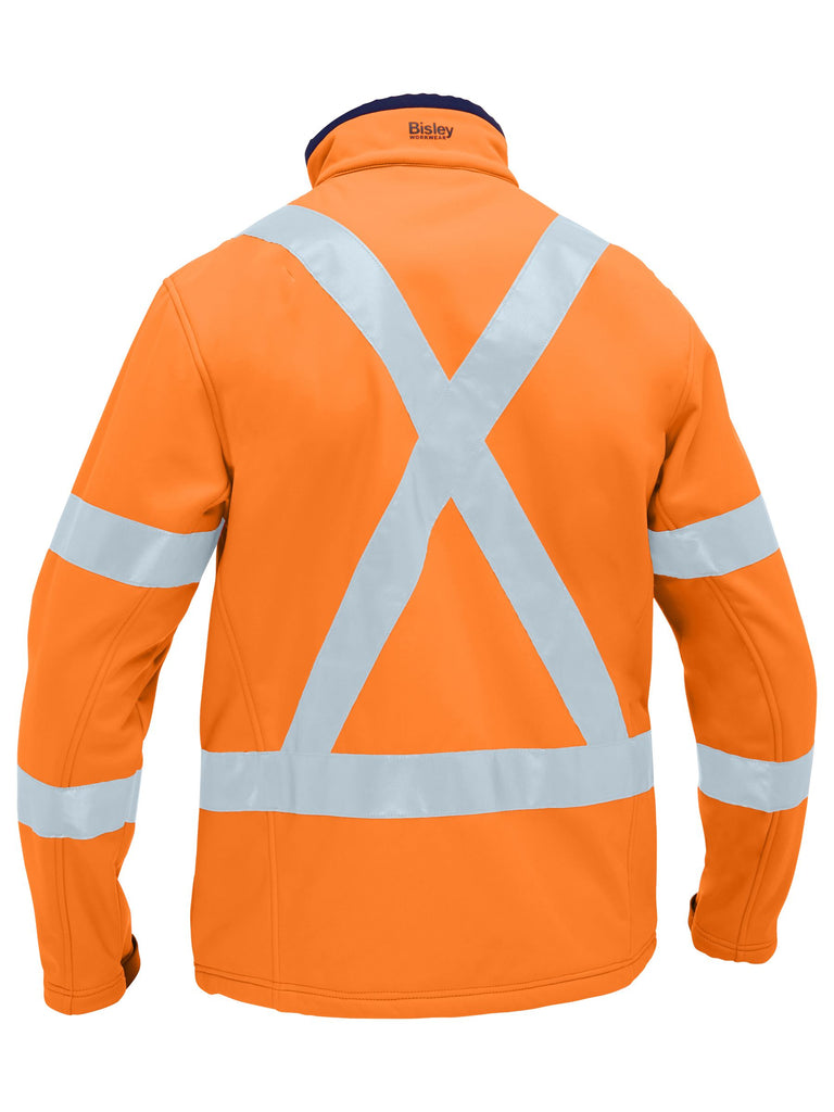 Bisley X Taped Hi Vis Soft Shell Jacket (BJ6059XT)