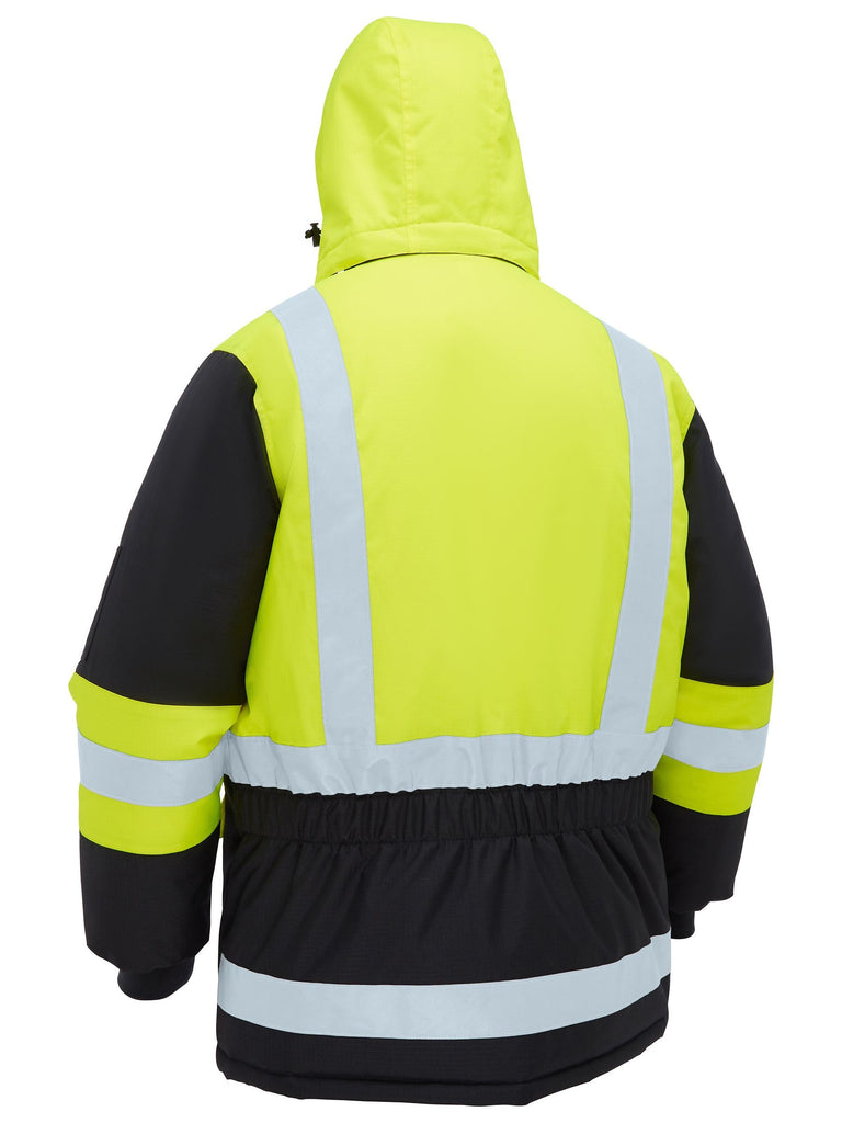 Bisley H Taped Hi Vis Freezer Hooded Jacket (BJ6454HT)