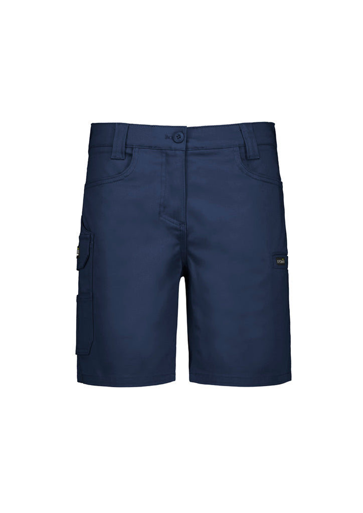 Syzmik Womens Essential Stretch Cargo Short-(ZS735)