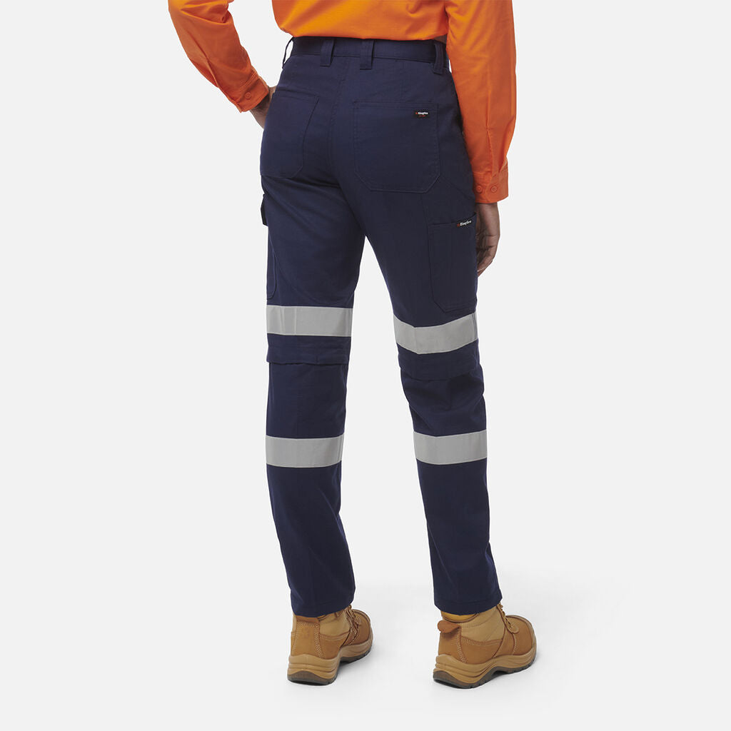 King Gee Women's Workcool Cargo Pant Taped (K43022)