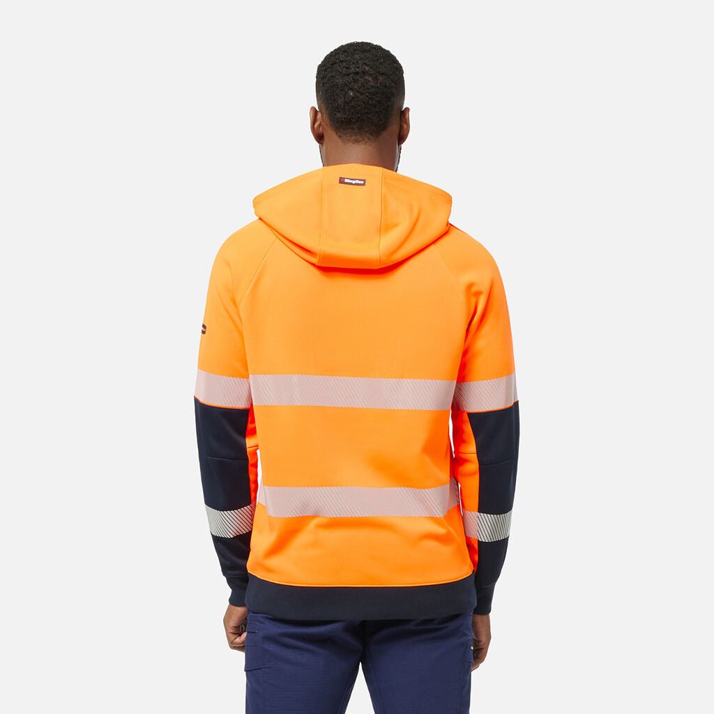 King Gee Originals Hi Vis Reflective Water Repellant Hoodie (K55013)