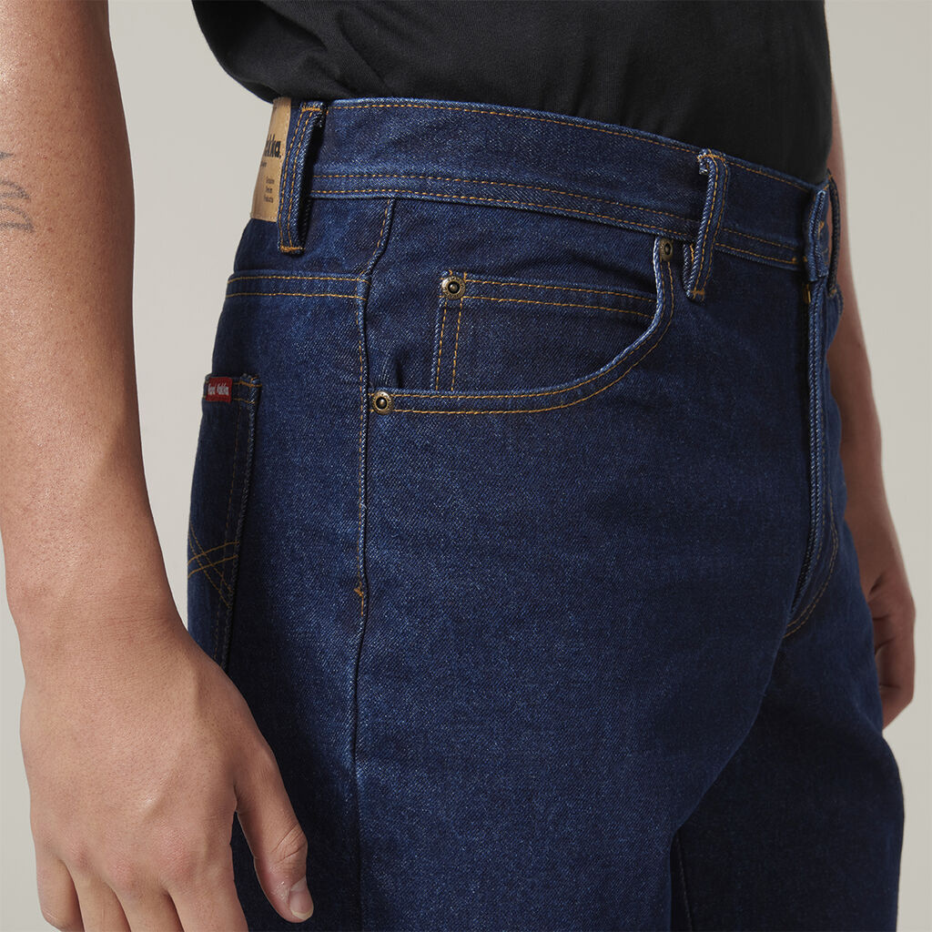 Hard Yakka Heavy Duty Washed Denim Work Jeans (Y03514