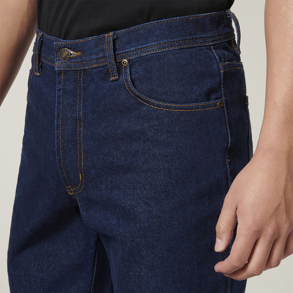 Hard Yakka Heavy Duty Washed Denim Work Jeans (Y03514) – Workwear