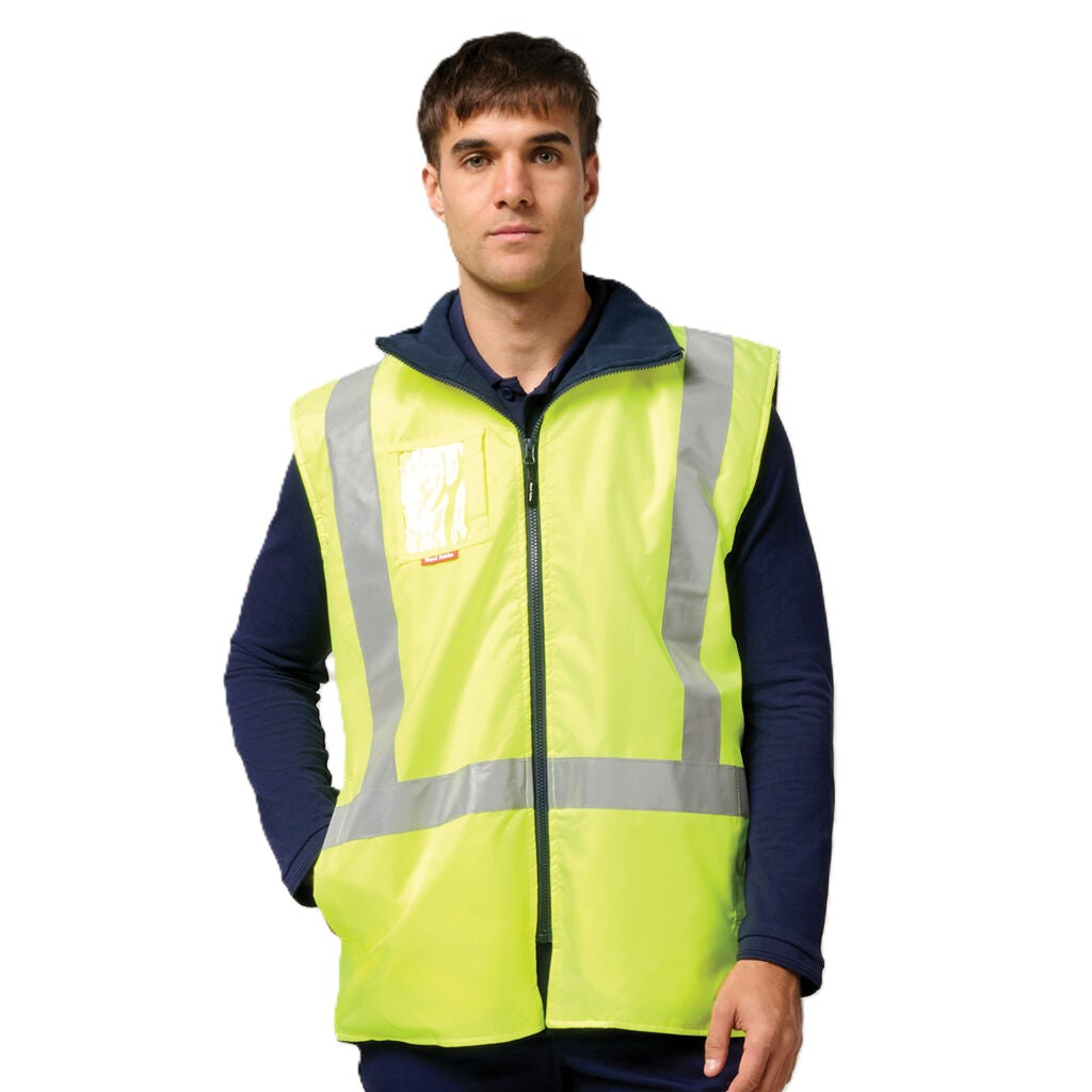 Hard Yakka Hi-Vis Taped All Weather Fleece Vest (Y21480