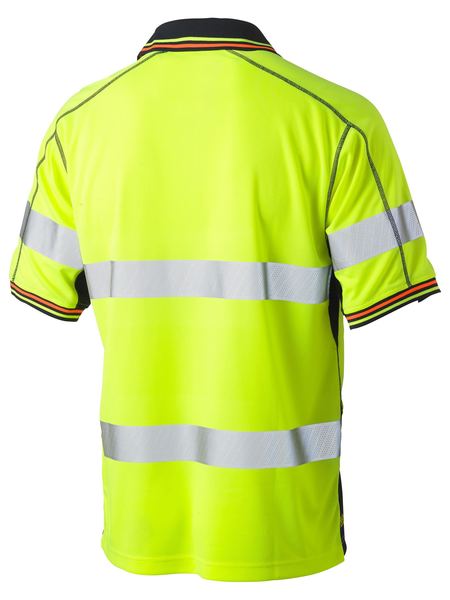 Bisley Taped Hi Vis Polyester Mesh Polo  (BK1219T)