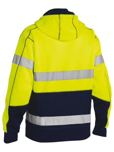 Bisley Taped Hi Vis Fleece Hoodie-(BK6819T)