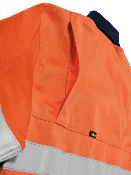 Bisley Taped Hi Vis Industrial Cool Vented Shirt -(BS6448T)