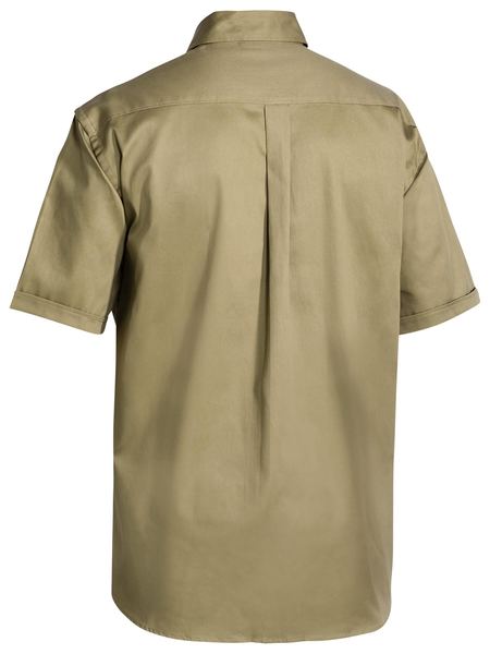 Bisley Original Cotton Drill Shirt - Short Sleeve-(BS1433)