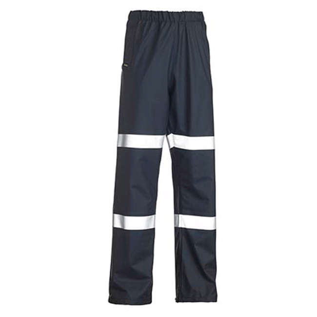 Bisley Taped Stretch PU Rain Pant BP6936T Workwear Direct