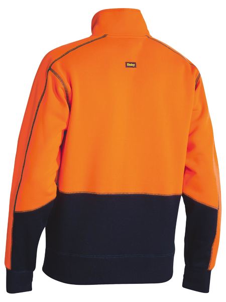 Bisley Hi Vis Fleece 1/4 Zip Pullover -(BK6989)