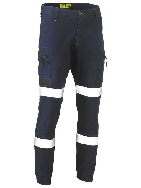 Bisley Flex And Move™ Taped Stretch Cargo Cuffed Pants (BPC6334T)