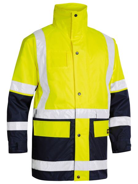 Bisley Taped 5 In 1 Rain Jacket -(BK6975)