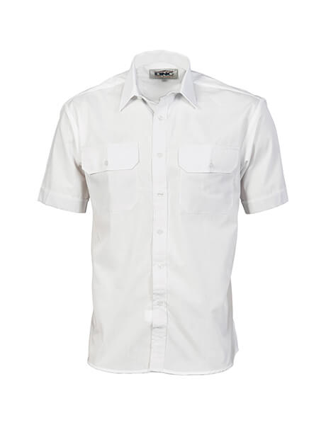 DNC Polyester Cotton S/S Work Shirt (3211)