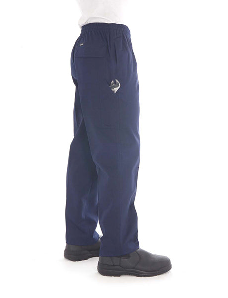 Elasticated waist best sale work trousers