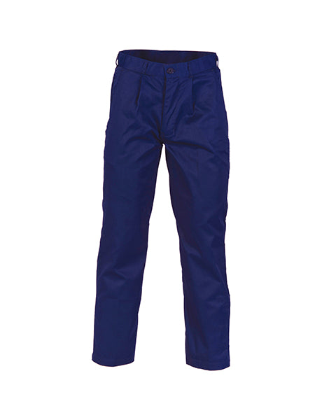 DNC Polyester Cotton Pleat Front Work Trousers (3315)