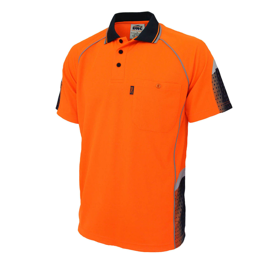 DNC Hi-Vis GALAXY Sublimated Polo (3564)