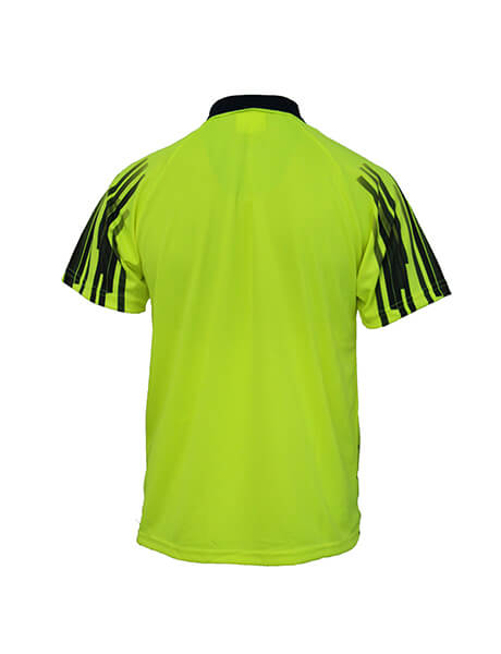 DNC Hivis Sublimated Full Stripe Polo (3566)