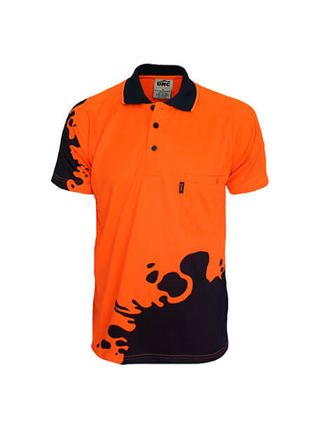 DNC Hivis Sublimated Blot  Polo (3567)