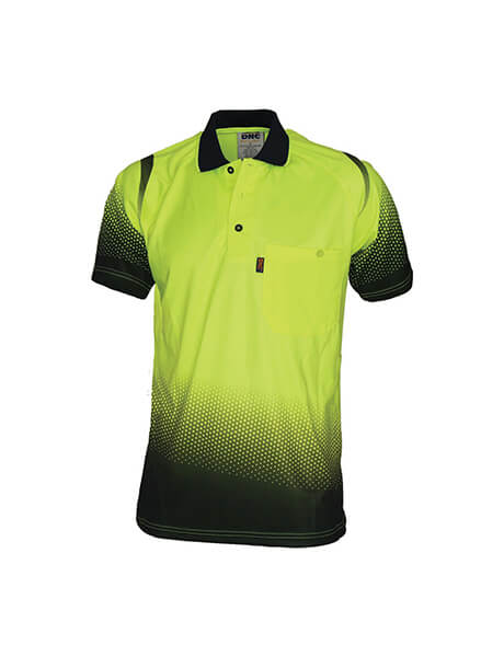 DNC Ocean Hi ViS Sublimated Polo (3568)