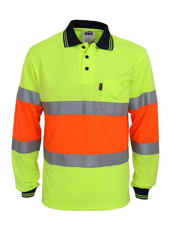 DNC Hi Vis Cool-dry 2T Bio-motion D/N Polo (3709)