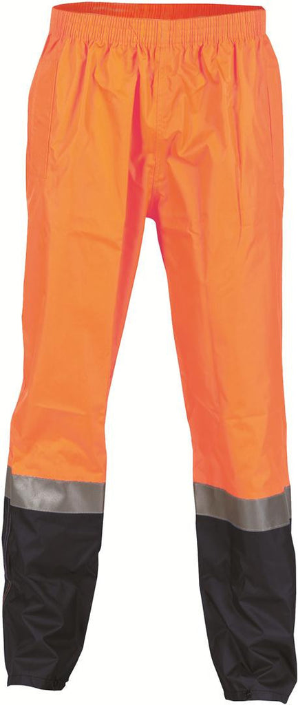 DNC HiVis Two Tone Lightweight Rain Trousers with 3M R/Tape (3880)