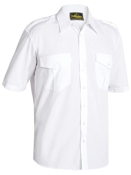 dress shirts with epaulets Bisley Epaulette Shirt