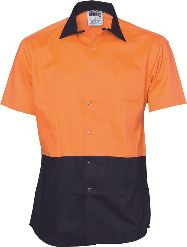 DNC Hivis Cool Breeze Food Industry Cotton Shirt - Short Sleeve (3941)
