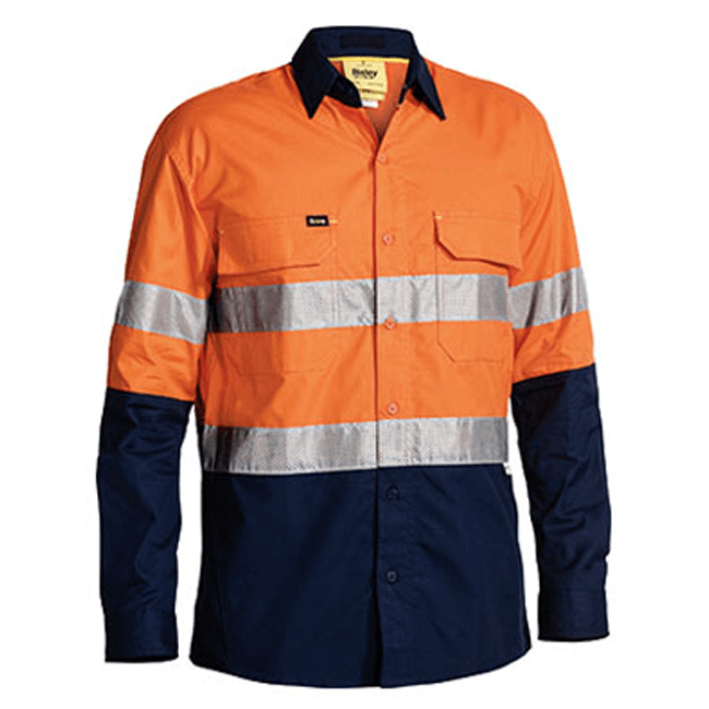 Bisley  X Airflow™ Taped Hi Vis Ripstop Shirt -(BS6415T)