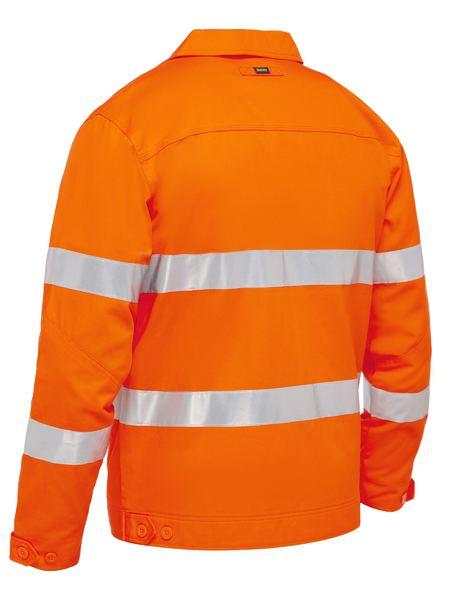 Bisley Taped Hi Vis Drill Jacket with Liquid Repellent Finish (BJ6919T)