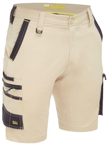 Bisley Flx & Move™ 4-Way Stretch Zip Cargo Short (BSHC1332)