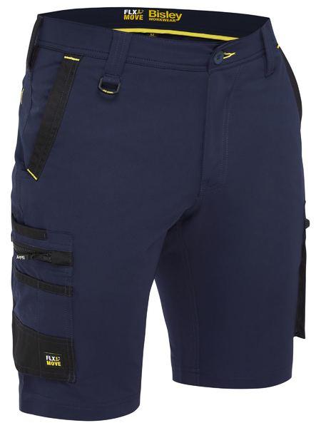 Bisley Flx & Move™ 4-Way Stretch Zip Cargo Short (BSHC1332)