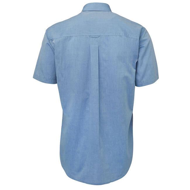 Jb's Short Sleeve Fine Chambray Shirt - Adults (4FCSS)