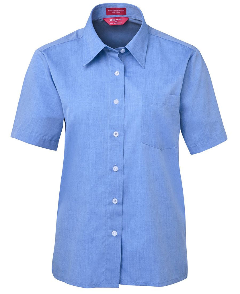 JB's Ladies S/S Fine Chambray Shirt (4LSLS)