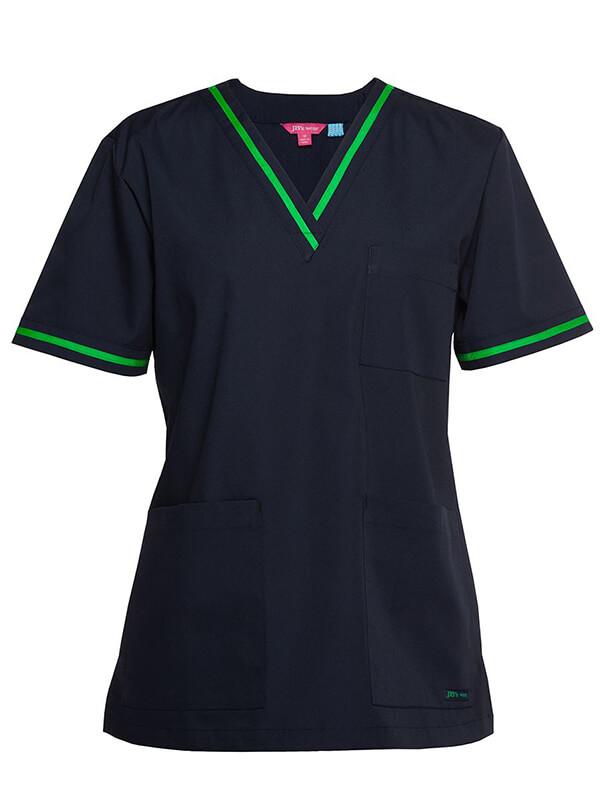 JB's  Ladies Contrast Scrubs Top (4SCT1)
