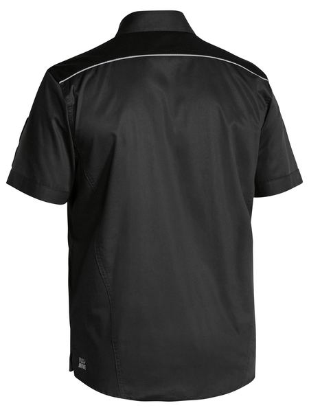 Bisley FLEX & MOVE™ Mechanical Stretch Shirt Short Sleeve-(BS1133)