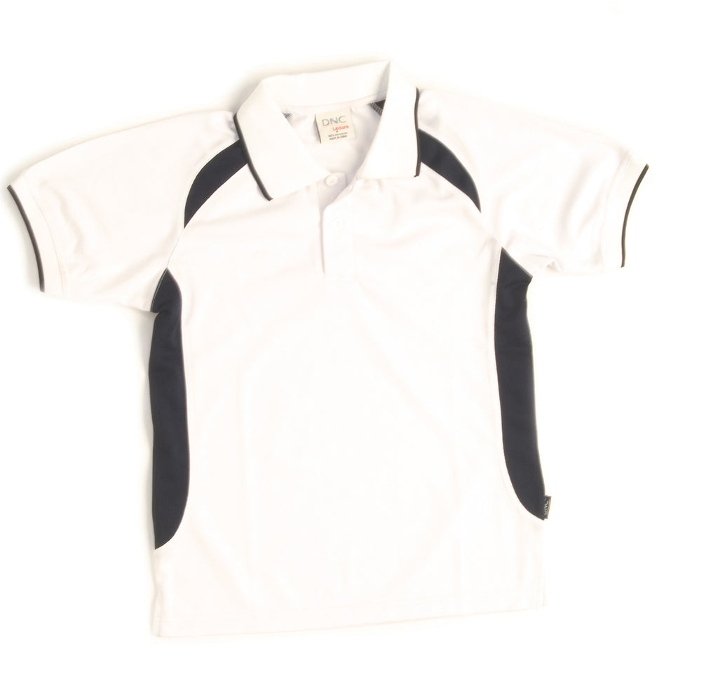 DNC Adults Air Flow Contrast Raglan Mesh Polo (5262)