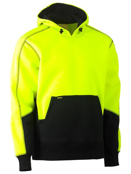 Bisley Hi Vis Fleece Hoodie Pullover - BK6619)