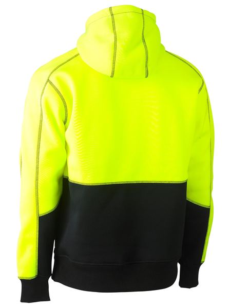 Bisley Hi Vis Fleece Hoodie Pullover - BK6619)