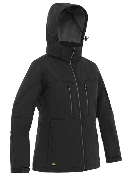 Bisley Women's Flx & Move™ Hooded Soft Shell Jacket (BJL6570)