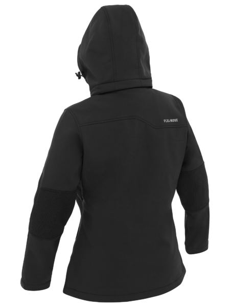 Bisley Women's Flx & Move™ Hooded Soft Shell Jacket (BJL6570)