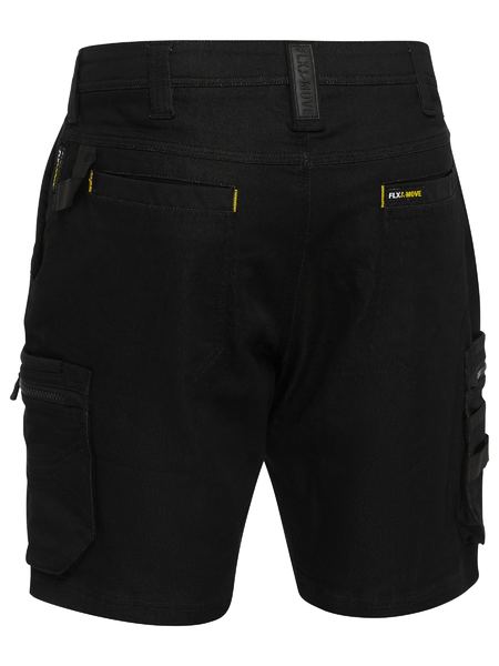 Bisley Flx And Move™ Stretch Denim Zip Cargo Shorts (BSHC1335)