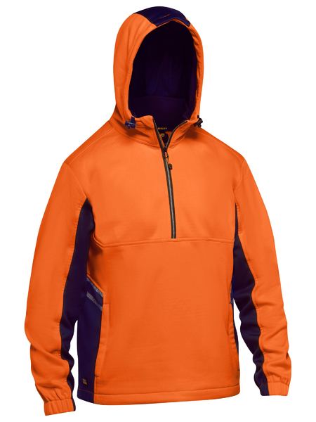 Bisley Hi Vis Liquid Repellent Fleece Hoodie (BK6571)