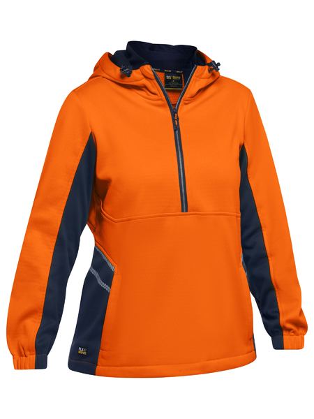 Bisley Womens Taped Hi Vis Fleece Hoodie (BKL6819T) – Workwear Direct