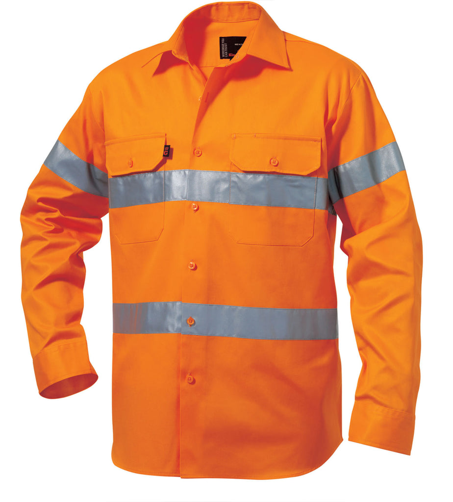 King Gee Reflective Drill Shirt L/S ( K54250)